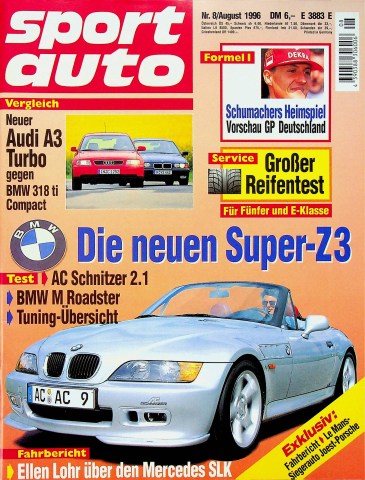 Deckblatt Sport Auto (08/1996)